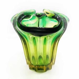 Wazon szklany 'Jaś K' Huta Ząbkowice_00 fot. facebook od Pikasy PRL