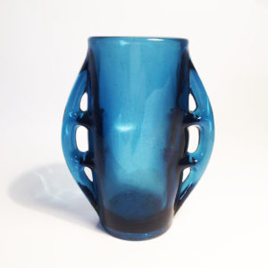 Wazonik szklany No. 6087 Huta Ząbkowice fot. facebook od Pikasy PRL-u