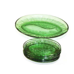 Śledziówki półmiski z rybą Huta Zawiercie_02 fot. antyki.xyz