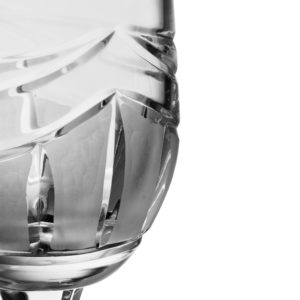 Kieliszek kryształowy do wina szlif Huta Zawiercie fot. witek.pl