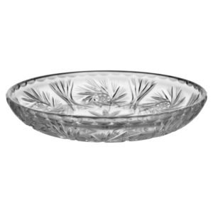 Talerz kryształowy Huta Zawiercie bok fot. witek.pl