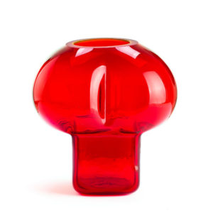 Wazon dekoracja szklana Huta Barbara proj. Danuta Pałka-Szyszka fot. desa.pl