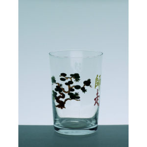 Szklanka malowana Japonia Huta Tarnów proj. Adam Ptak fot. Adam Ptak