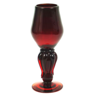 Kielich szklany Krakowski Instytut Szkła proj. Zofia Pasek fot.old-stuff.pl