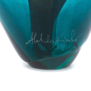 Dekoracja szklana 'Cinnamon islands' sygnatura proj. Aleksandra Kujawska fot. desa.pl