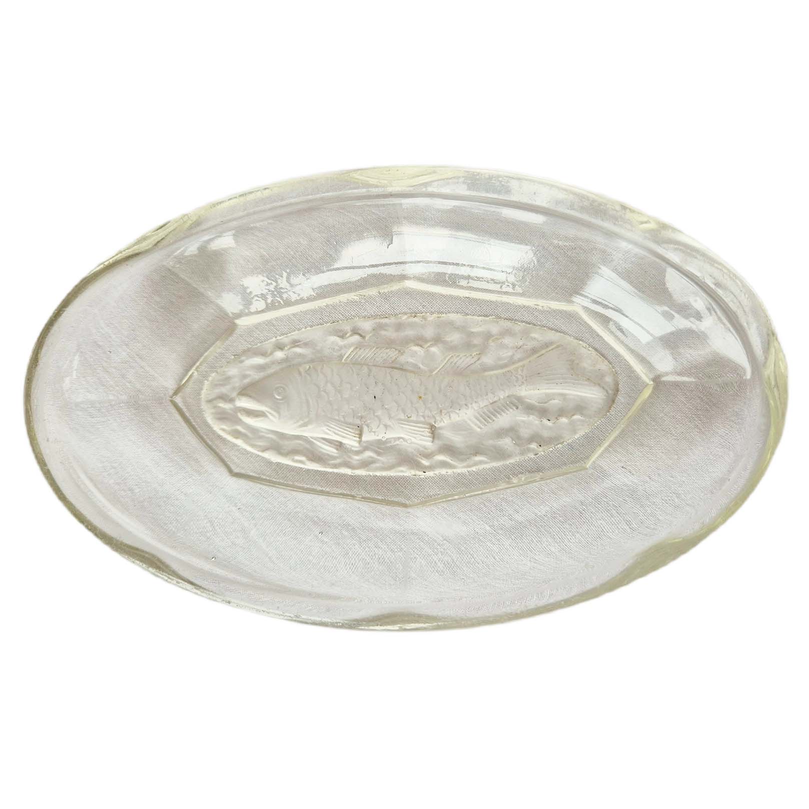 Salaterka śledziówka 'Ryba' Huta Ząbkowice fot. Marek Ryszka