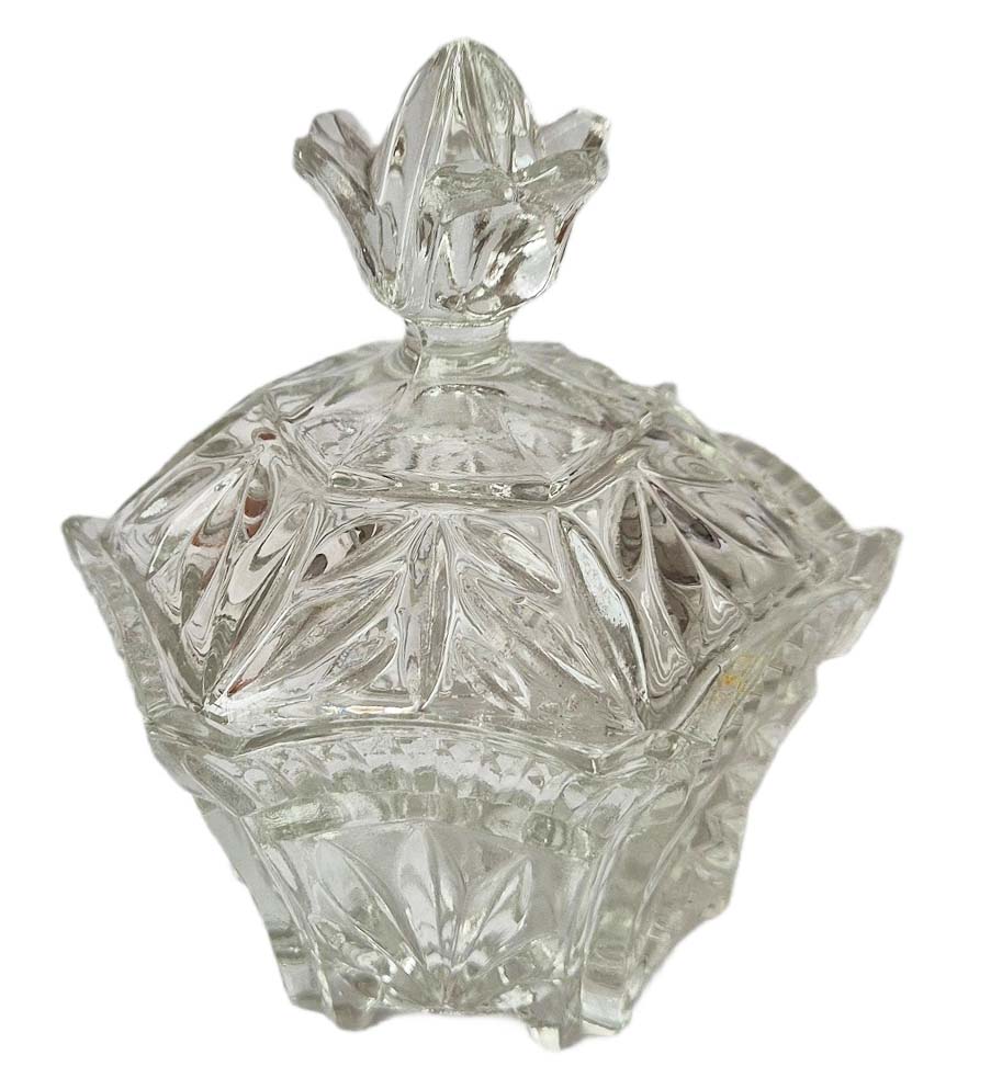 Cukiernica szklana profil Huta Ząbkowice fot. Marek Ryszka