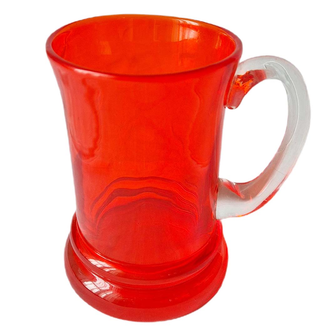 Kufel szklany profil Huta Ząbkowice proj. Ludwik Fiedorowicz fot. Marek Ryszka